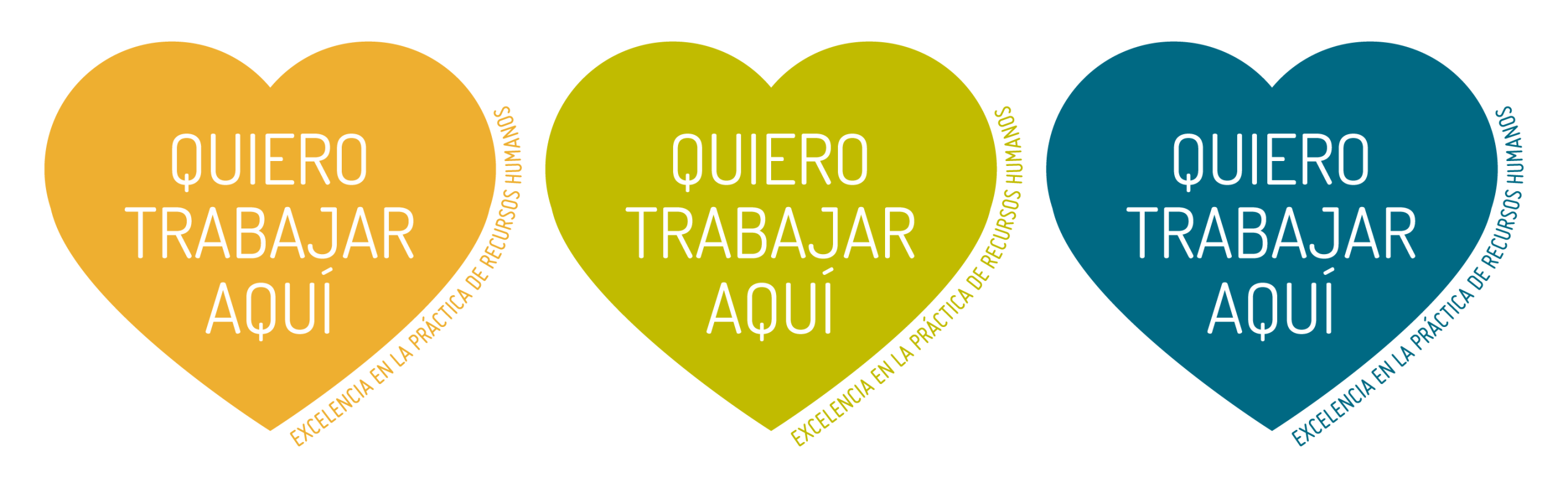 tres corazones fondo blanco